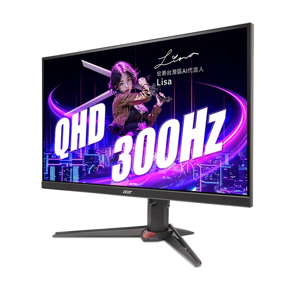 宏碁 Acer 27型 2K電競螢幕 (300Hz/1ms/HDMI+DP+SPK/高低旋轉) - 細節圖 1