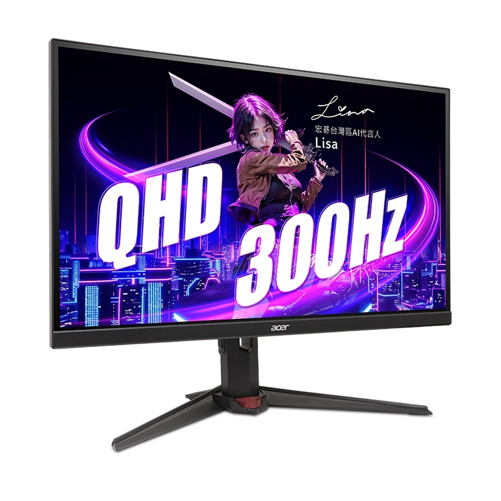 宏碁 Acer 27型 2K電競螢幕 (300Hz/1ms/HDMI+DP+SPK/高低旋轉) - 細節圖 2