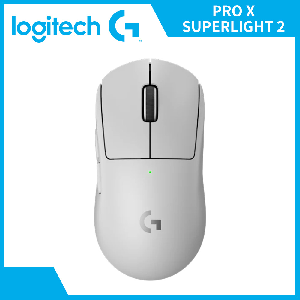 羅技 Logitech PRO X SUPERLIGHT 2無線輕量化滑鼠-白