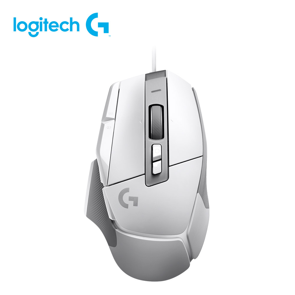 羅技 Logitech G502 X高效能電競滑鼠-皓月白