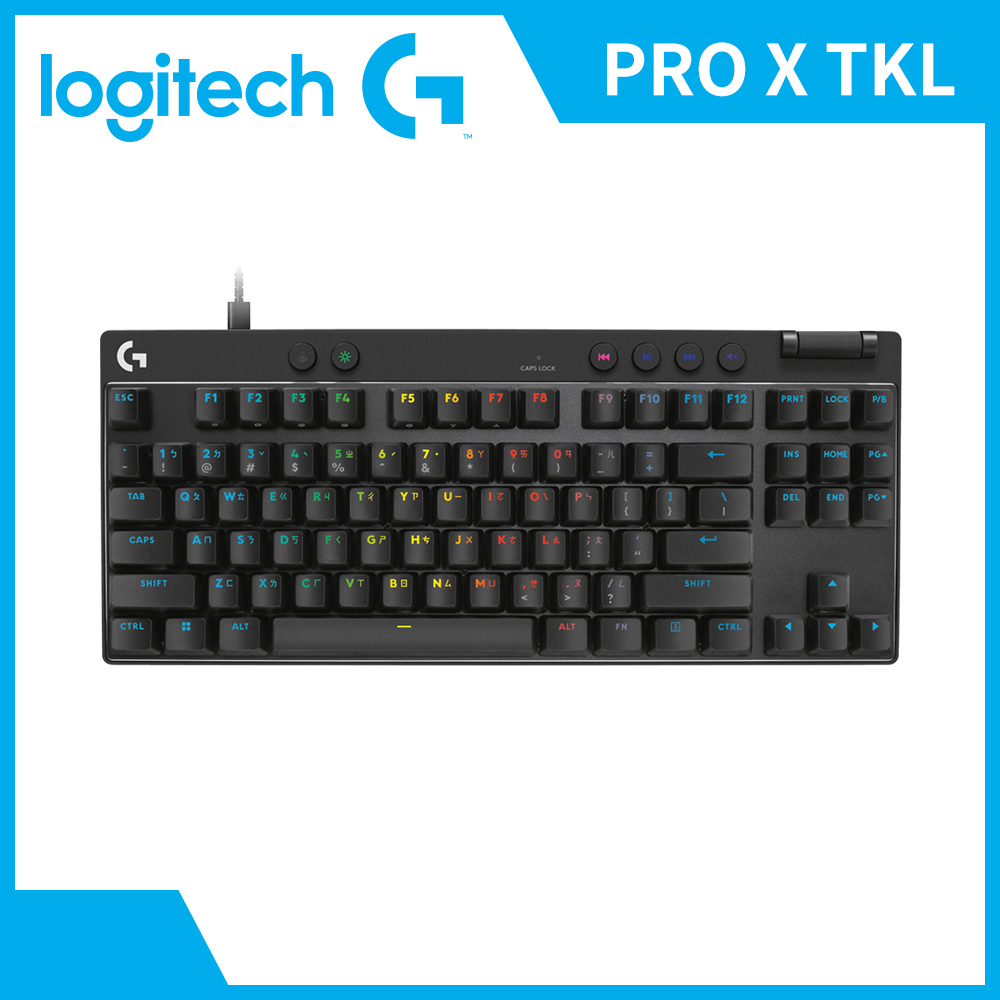 羅技 Logitech PRO X TKL無線機械式遊戲鍵盤-黑