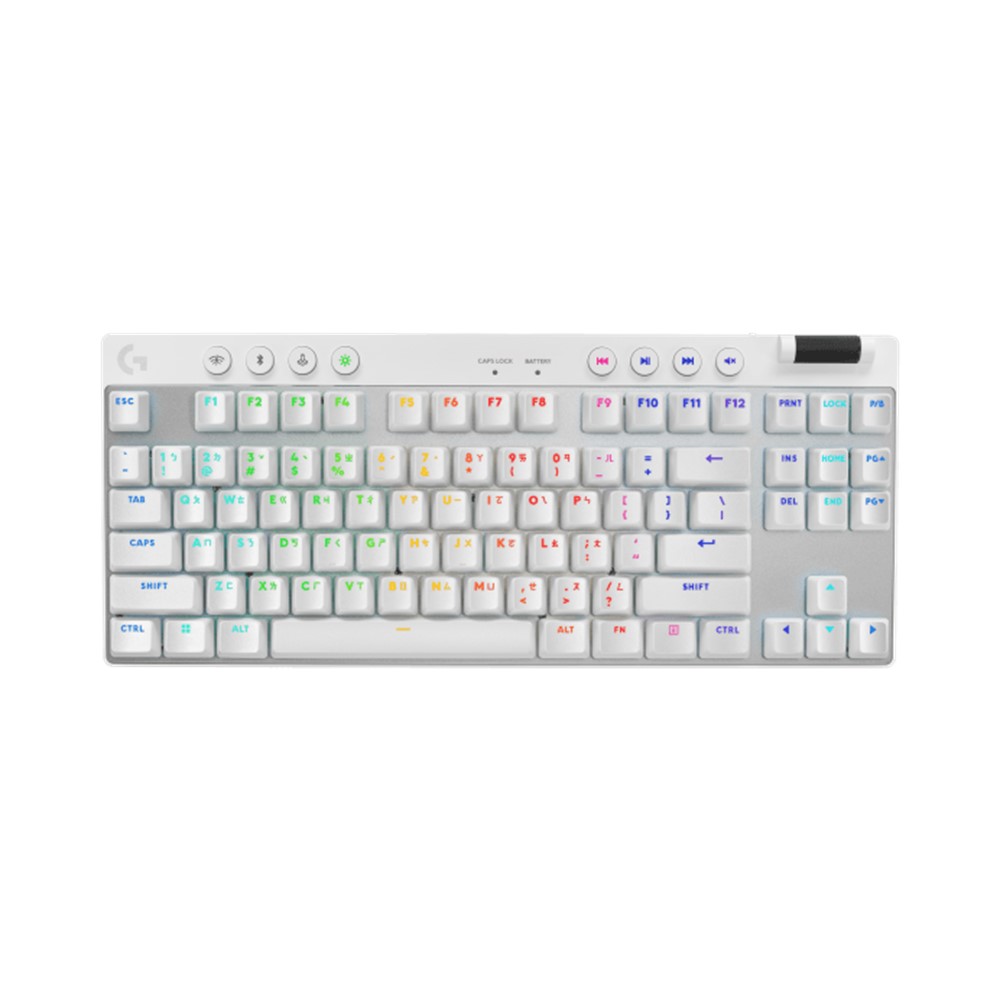 羅技 Logitech PRO X TKL無線機械式遊戲鍵盤-白