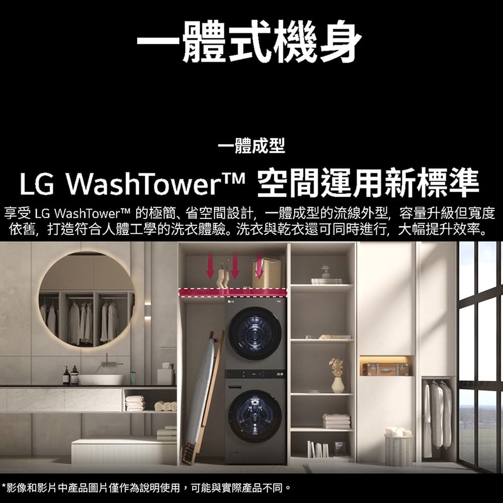 LG 22+20公斤AI智控洗乾衣機 - 細節圖 3