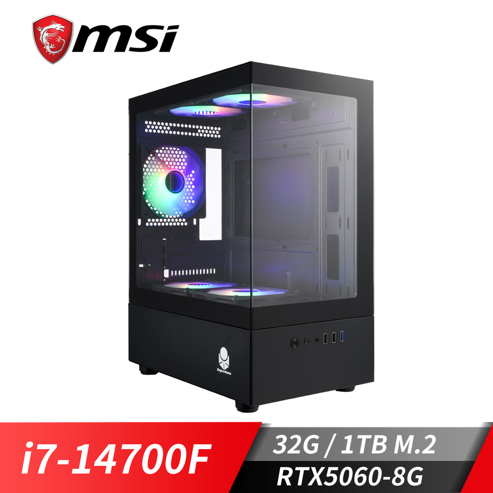 微星平台&#091;鴻圖萬里&#093;i7獨顯電腦 (i7-14700F&#47;32G&#47;RTX 5060&#47;1TB_M2)