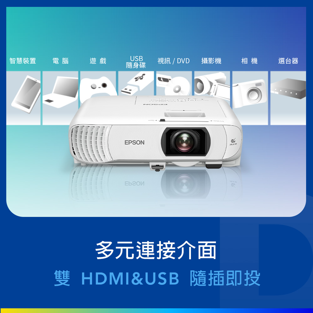 EPSON EH-TW840 住商兩用高亮彩投影機 - 細節圖 4