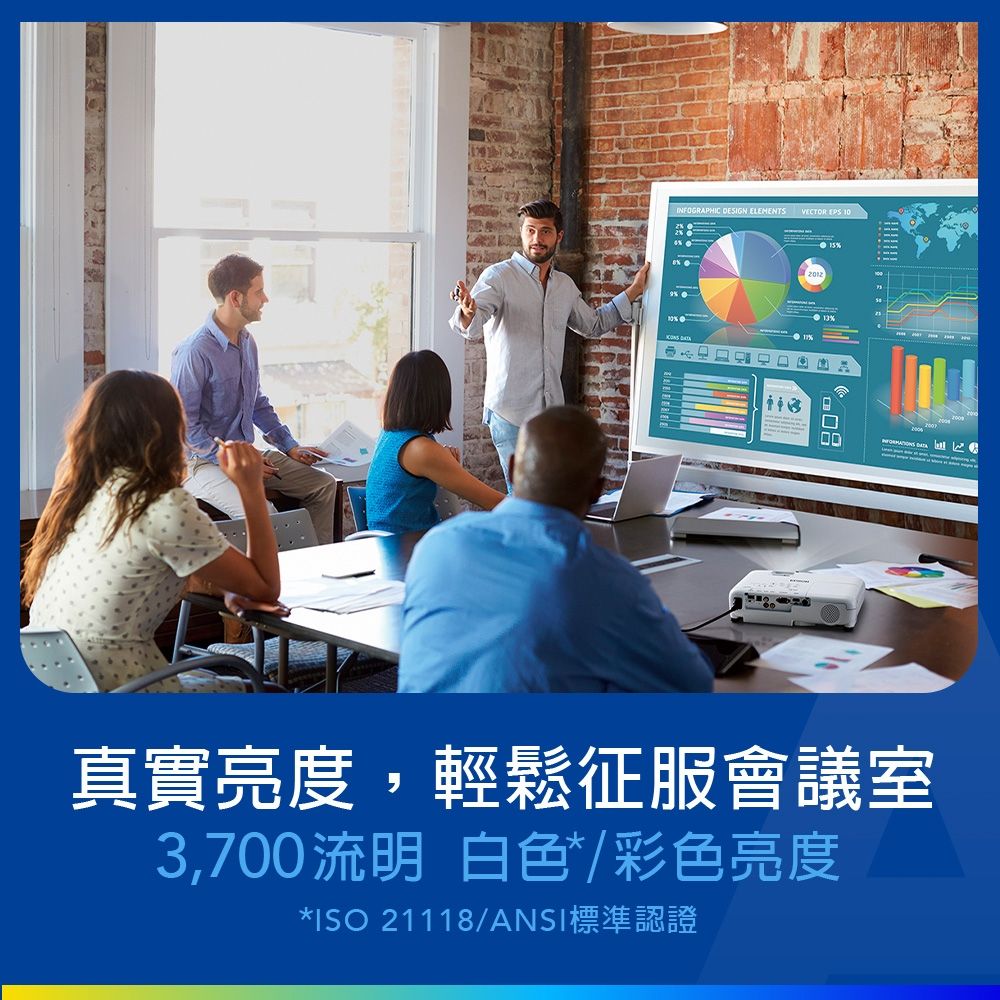 EPSON EB-W56S 商務與教學的短距投影機 - 細節圖 1