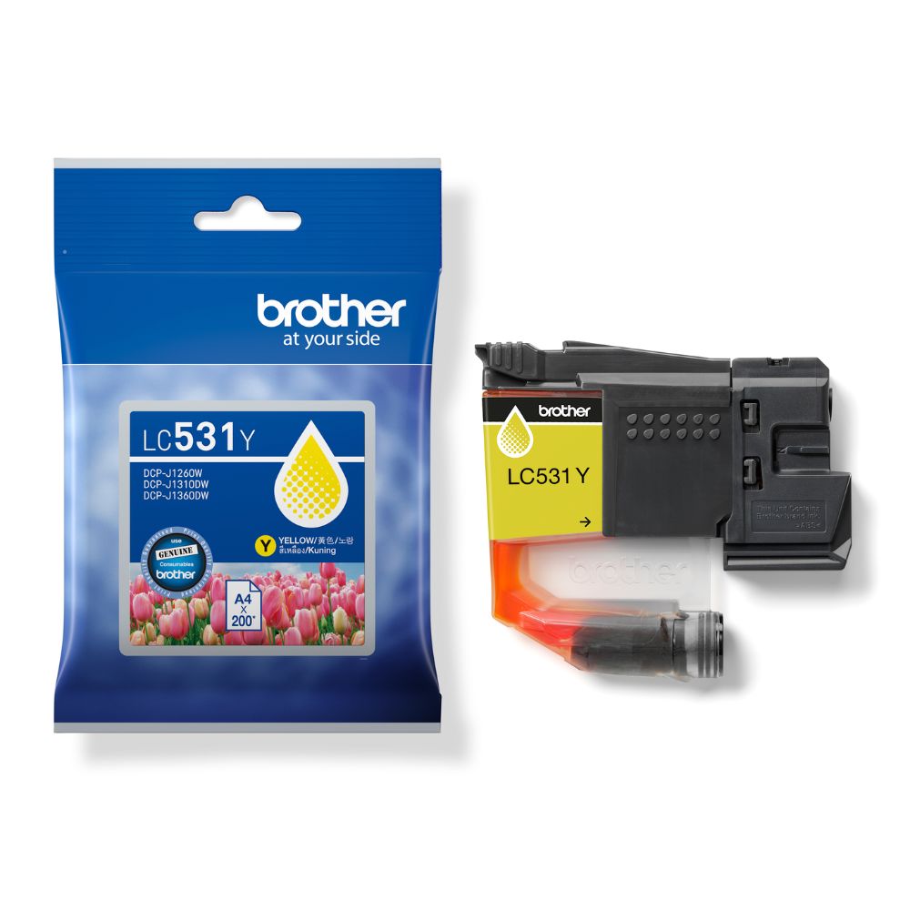 Brother LC531Y 黃色墨水匣