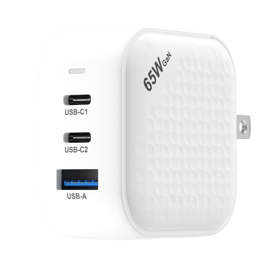 INTOPIC 65W GaN氮化鎵三孔電源供應器
