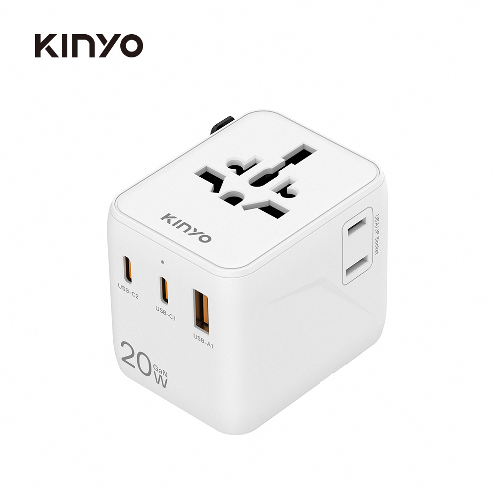 KINYO 多合一氮化鎵萬國轉接頭 - 細節圖 1