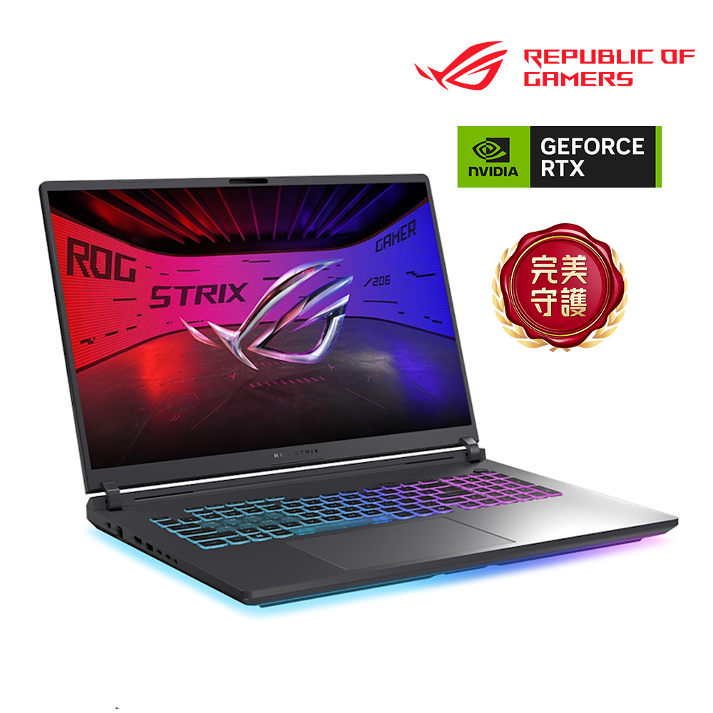 ASUS ROG Strix 電競筆電 黑(記憶體升級) (R9-8940HX&#47;16G+16G&#47;1TB SSD&#47;GeForce RTX5070&#47;W11)