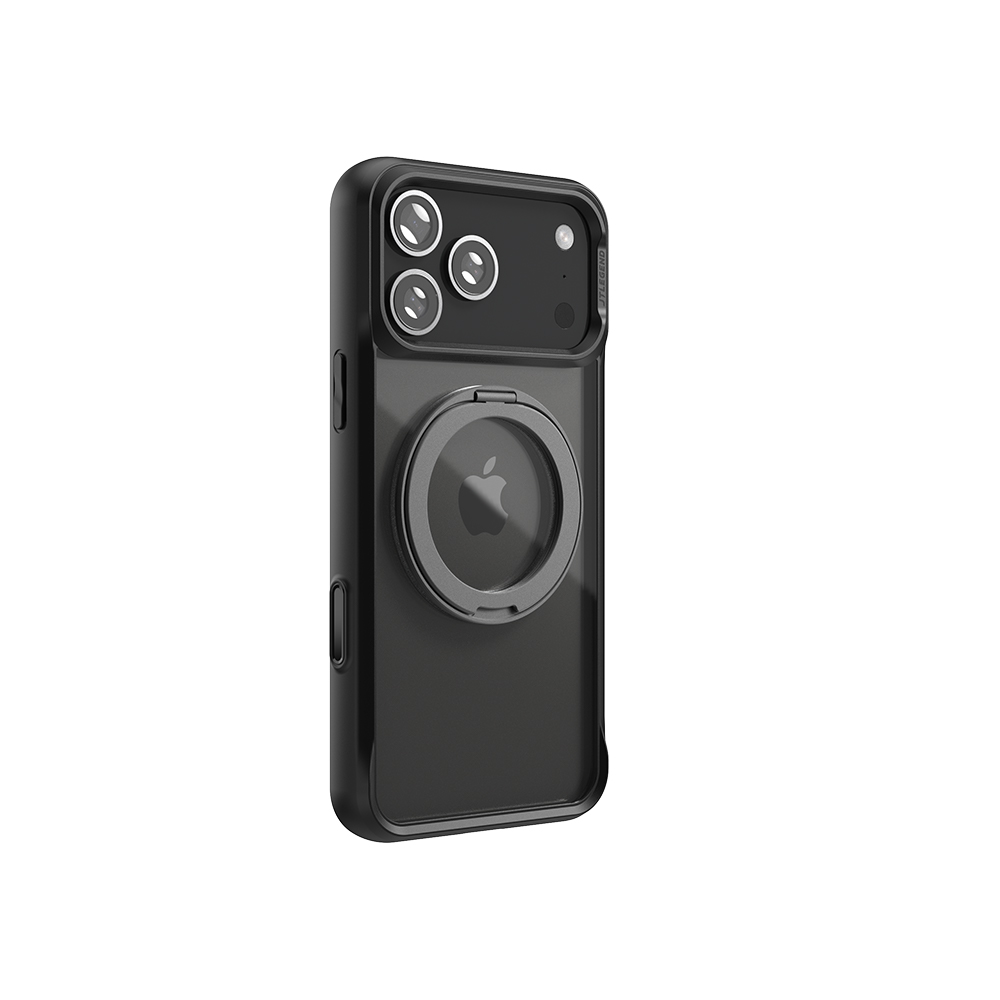 JTL i17 Pro Max Rex Mag磁吸支架殼-曜黑