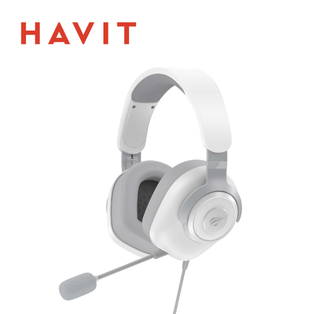Havit H2230d高階旋轉耳罩式耳機-白