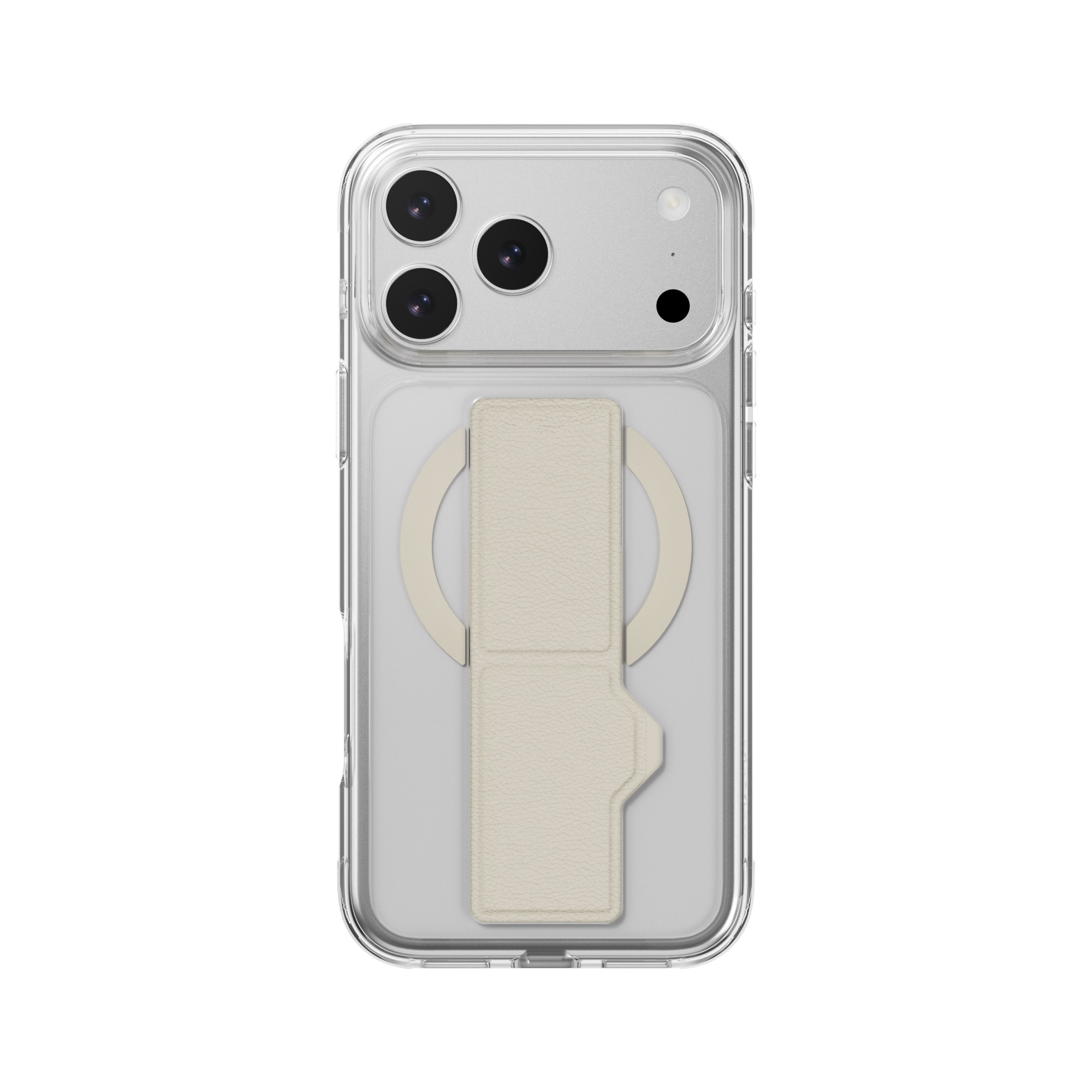 MAGEASY i17 Pro Max GrabStand M握持透殼