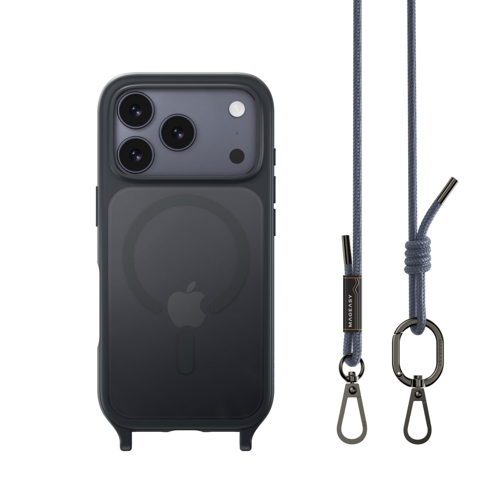 MAGEASY i17 Pro Roam M掛繩殼-午夜