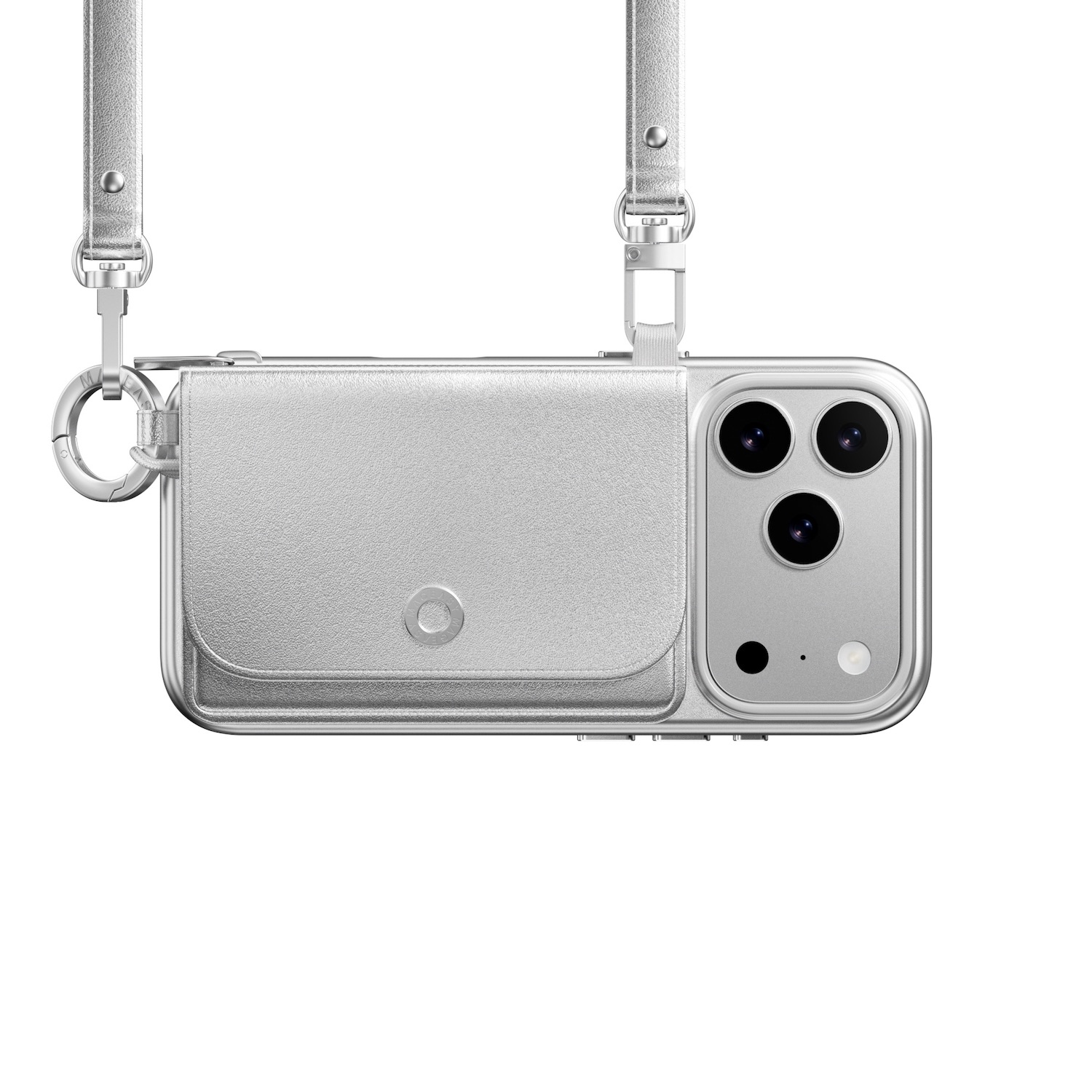 MAGEASY i17 Pro Pouch M錢包磁吸殼-銀