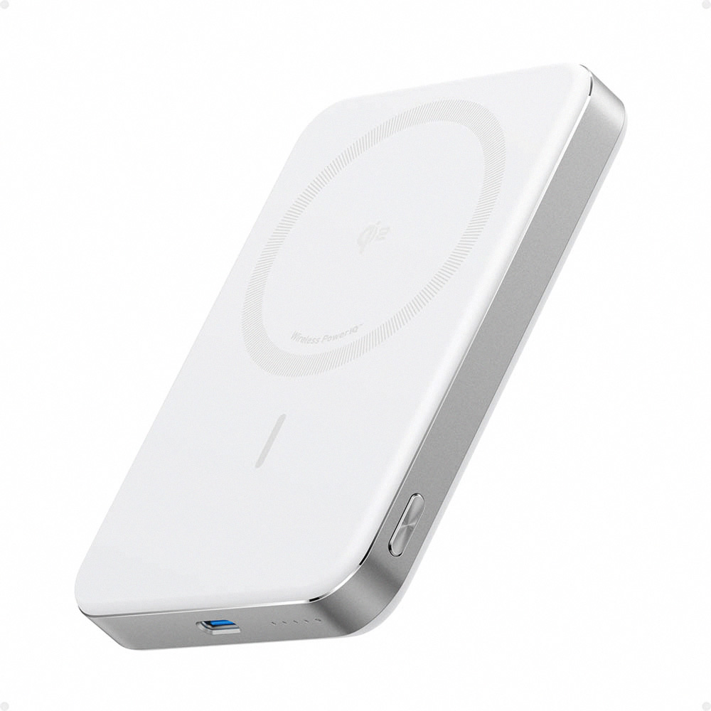 Anker A1664 Qi2 磁吸行動電源10000mAh-白