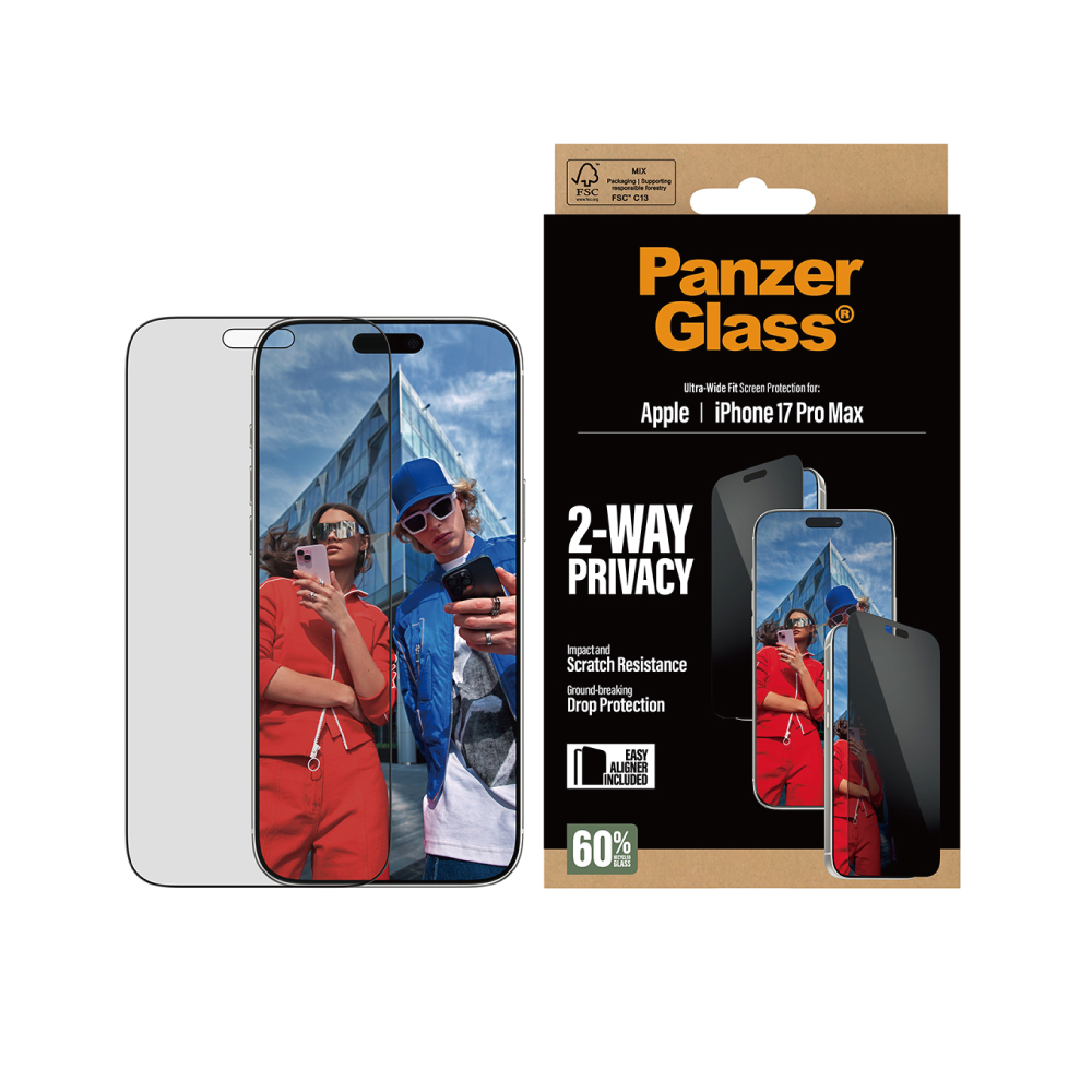 PG i17 Pro Max 2.5D玻璃保貼尊榮版-防窺