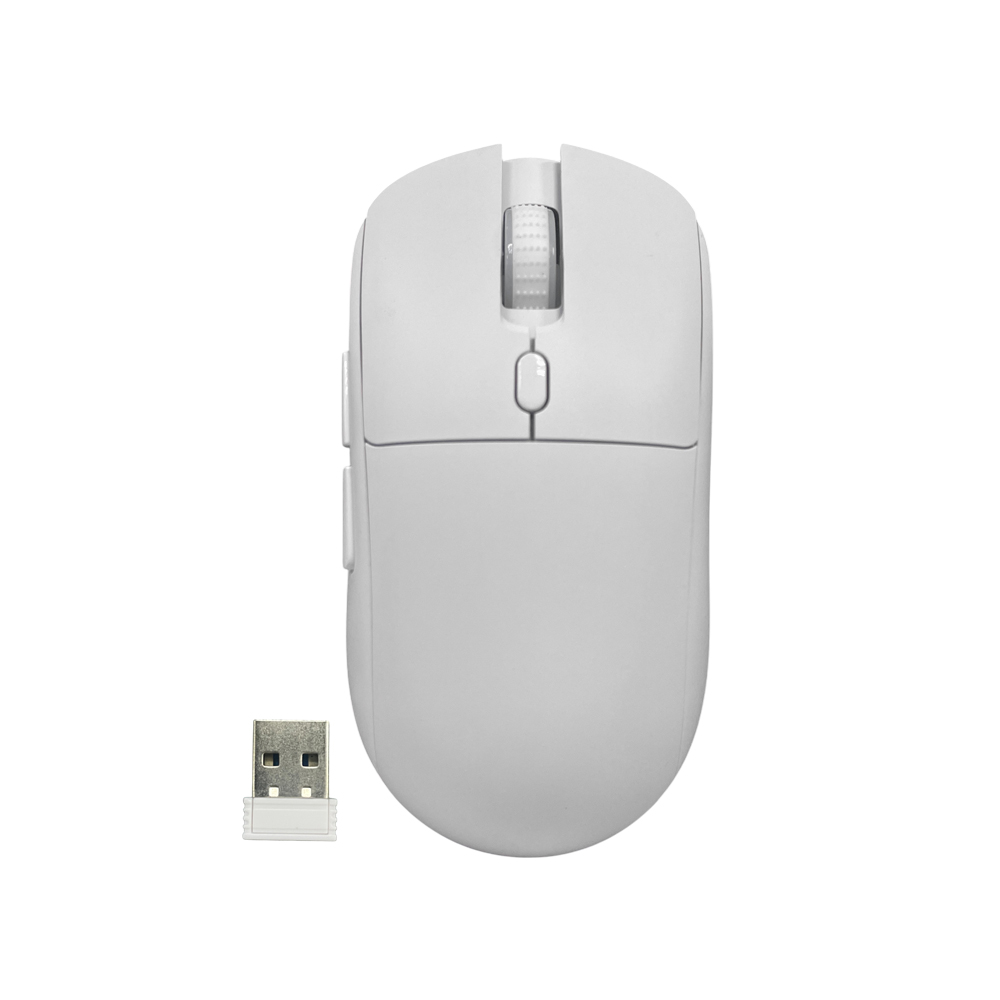 i-gota 炫光雙模無線靜音鼠-雪花白