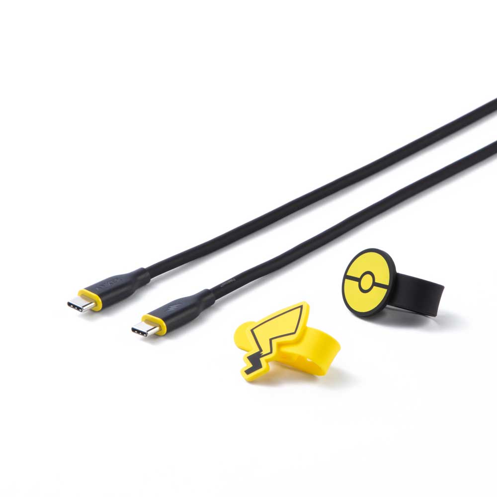 Anker C to C 240W 皮卡丘充電線1.8M-黑