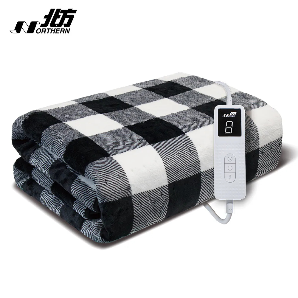 北方雙人恆溫電熱毯(黑白格) - 細節圖 1