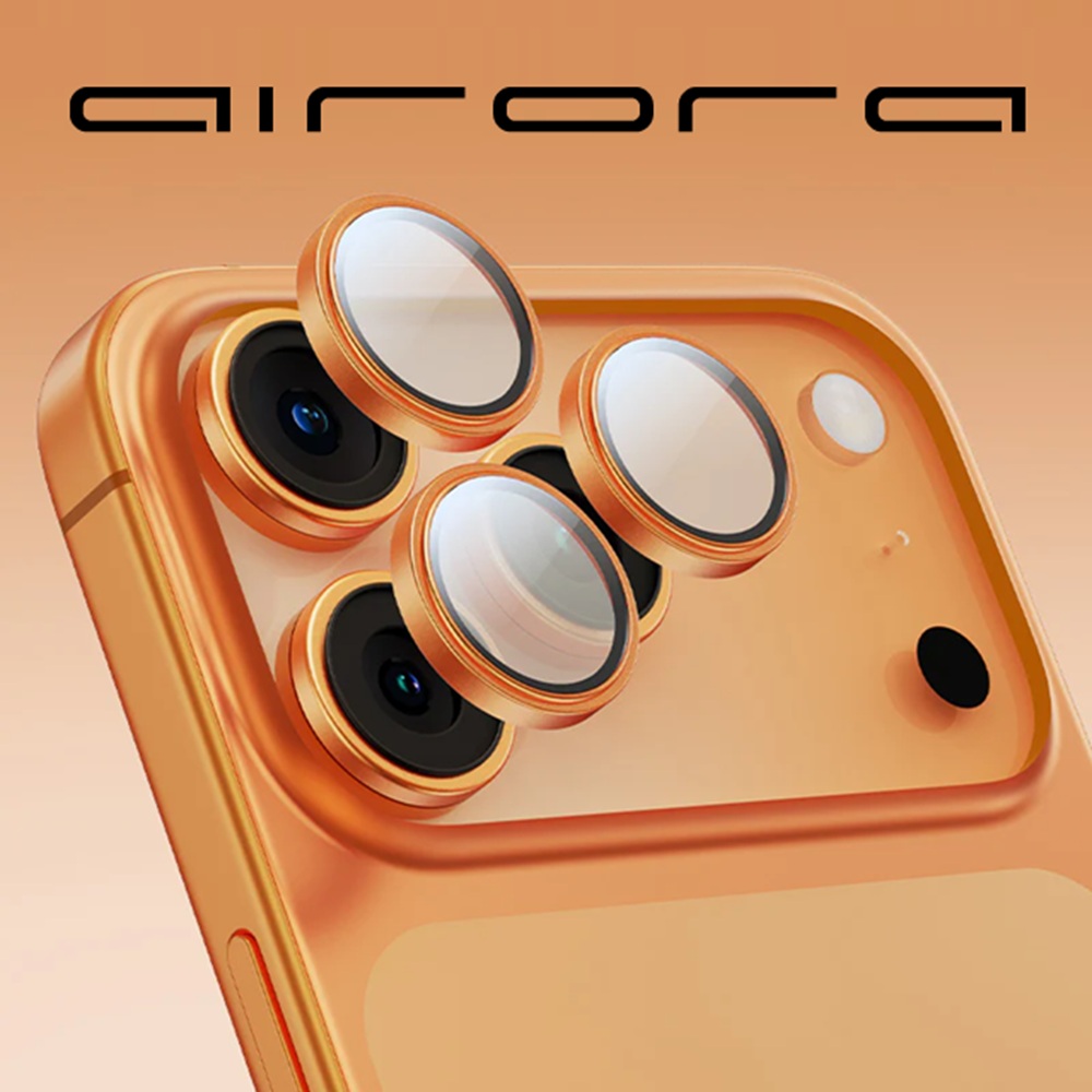 Airora i17 Pro系列 鏡頭貼-橙色
