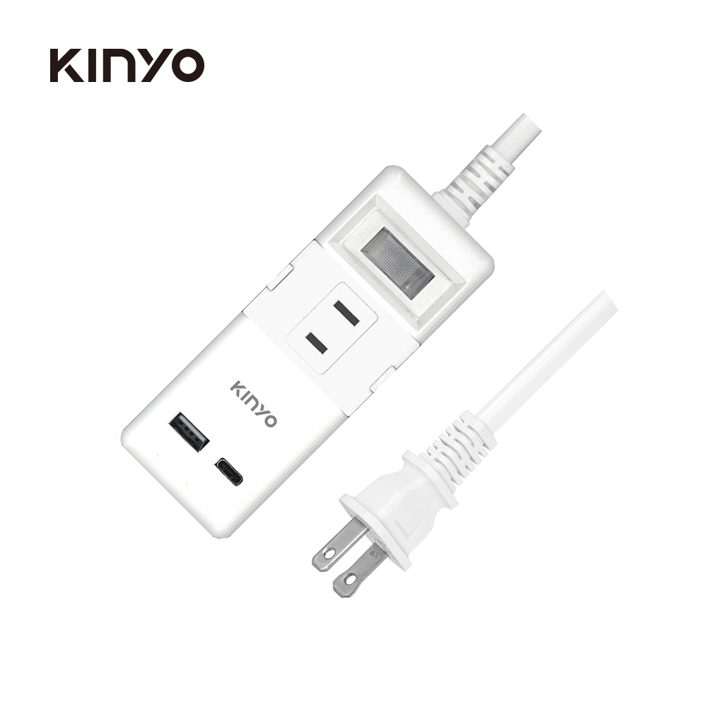 KINYO 1切3座PD延長線-1.8M - 細節圖 1