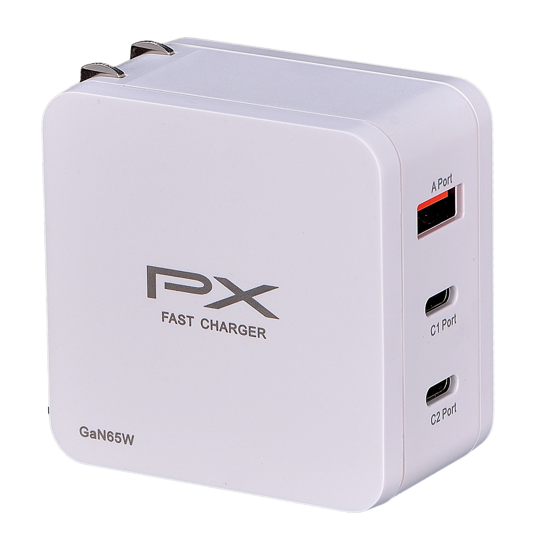 大通 氮化鎵 65W電源供應器-白