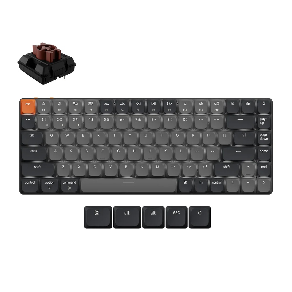 Keychron K3X白背光茶軸英文機械鍵盤