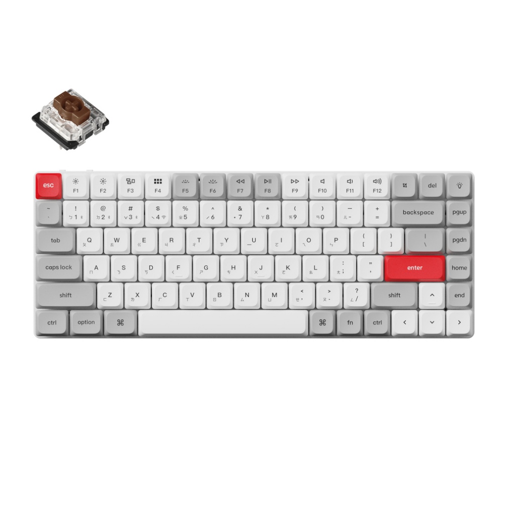 Keychron K3 MAX茶軸RGB熱插拔機械鍵盤