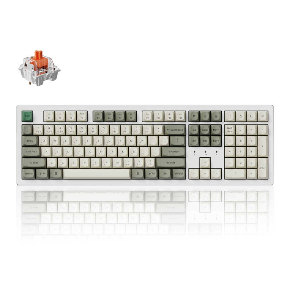 Keychron K10 MAX紅軸RGB熱插拔機械鍵盤