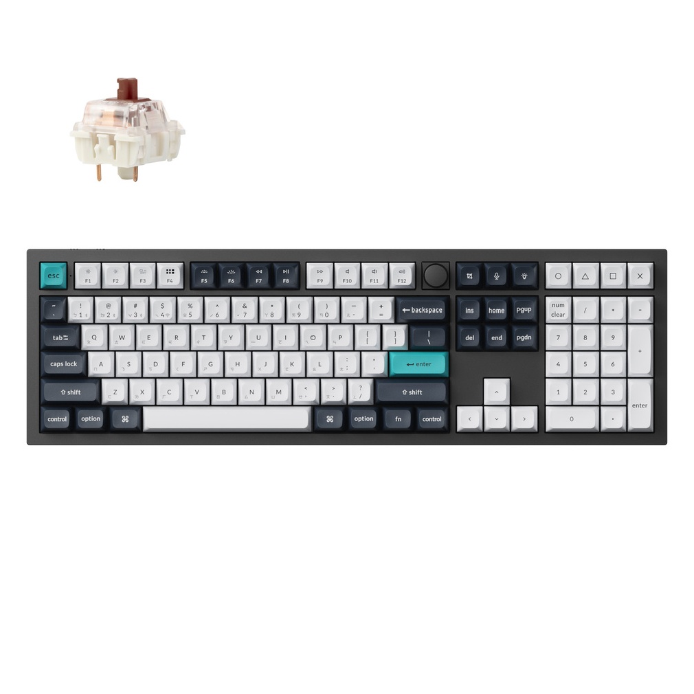 Keychron Q6 MAX茶軸RGB熱插拔機械鍵盤