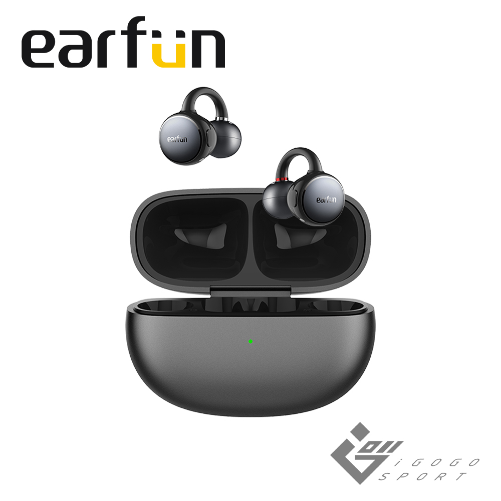 EarFun Clip 開放式耳夾藍牙耳機(銀灰色)