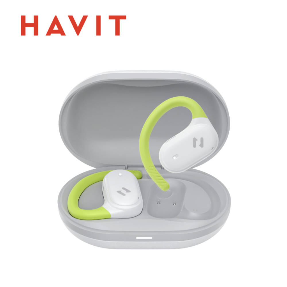 Havit 高續航戶外開放式藍牙耳機-白