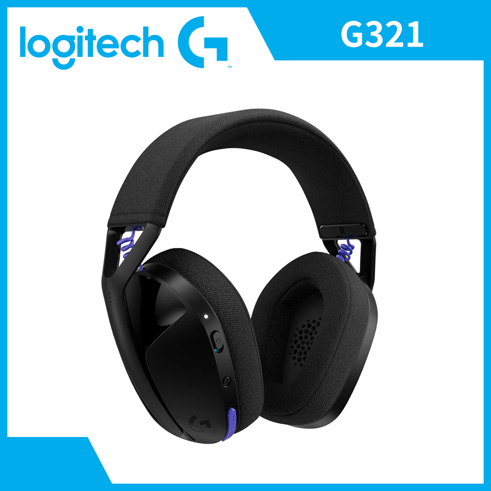羅技 Logitech G321 LIGHTSPEED雙模無線耳機-黑