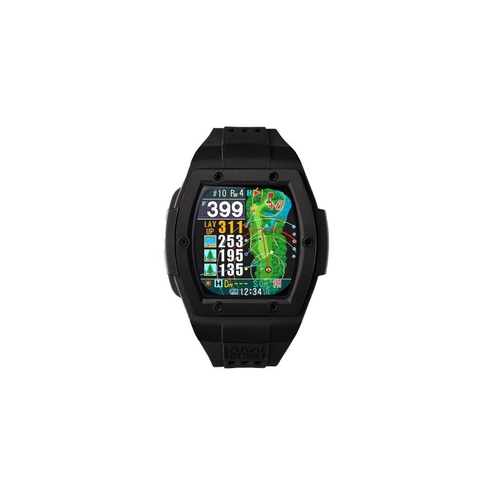 Shot Navi Crest II Touch 高爾夫手錶(黑)