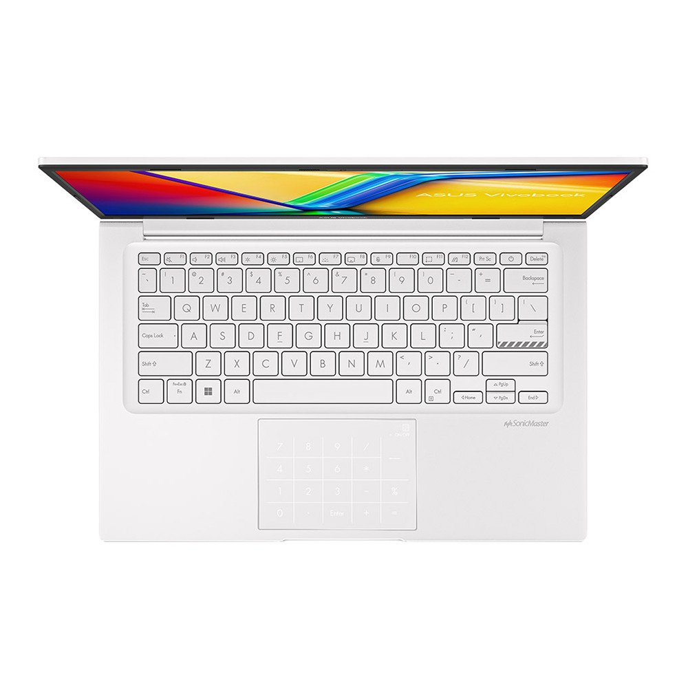 華碩 ASUS Vivobook AI筆電 14" (Intel Core5-120U/8G/512G/UMA/W11) 白 - 細節圖 3