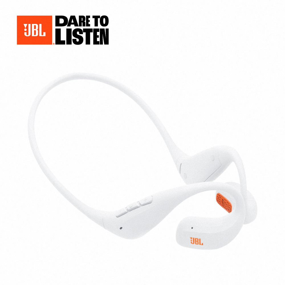 JBL Endurance Pace開放式藍牙耳機-白