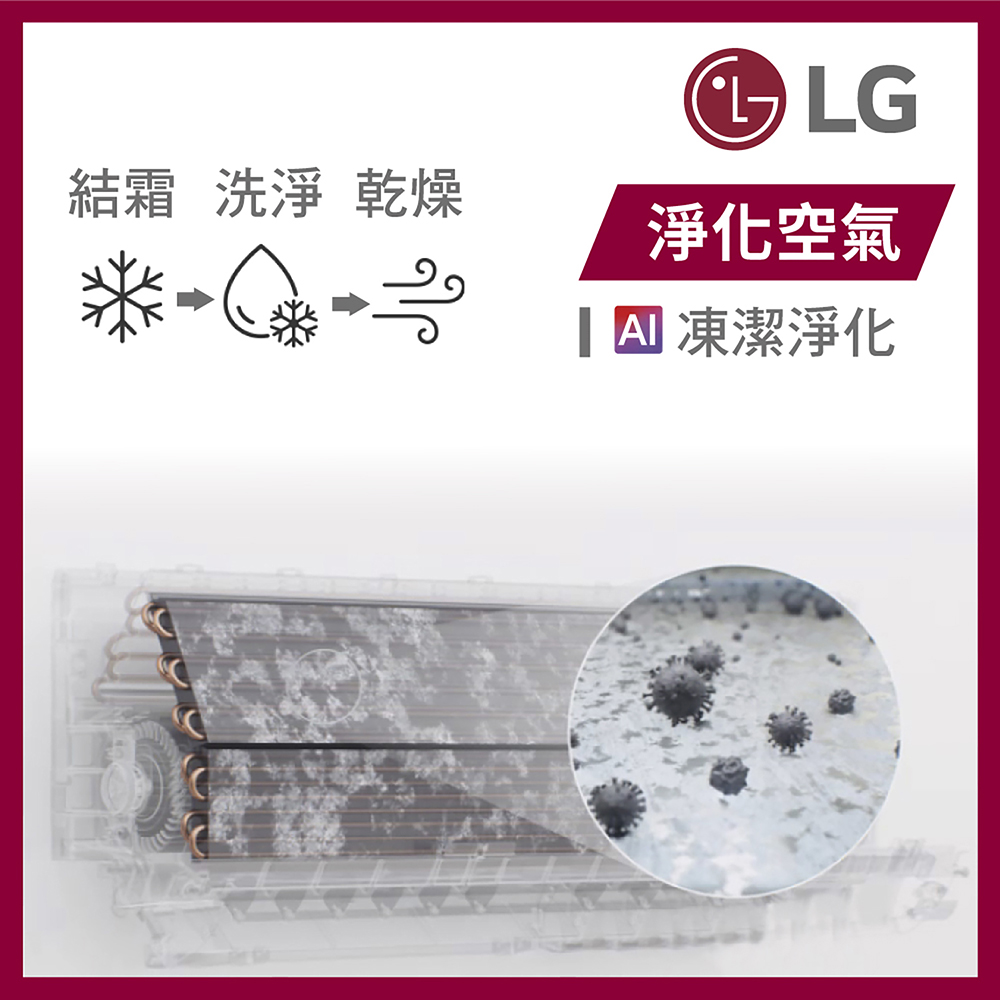 LG極淨一對一雙迴轉變頻冷暖空調 - 細節圖 2