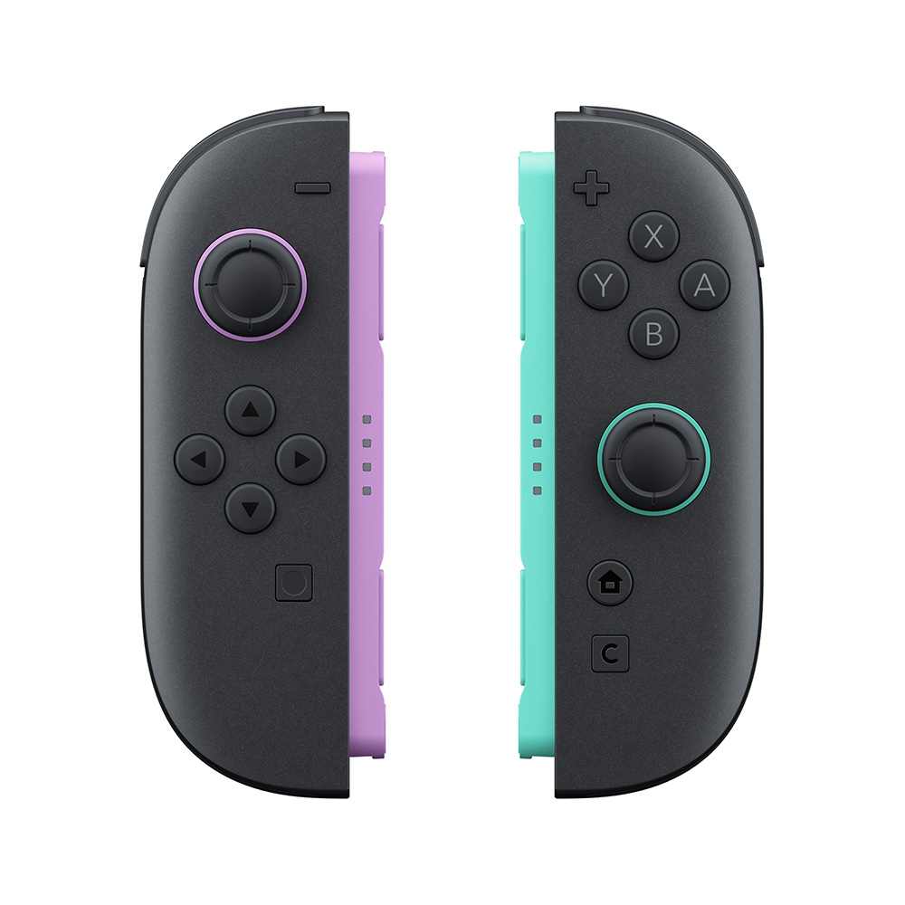 Switch Joy-Con 2 左右手套裝-紫/綠 - 細節圖 1