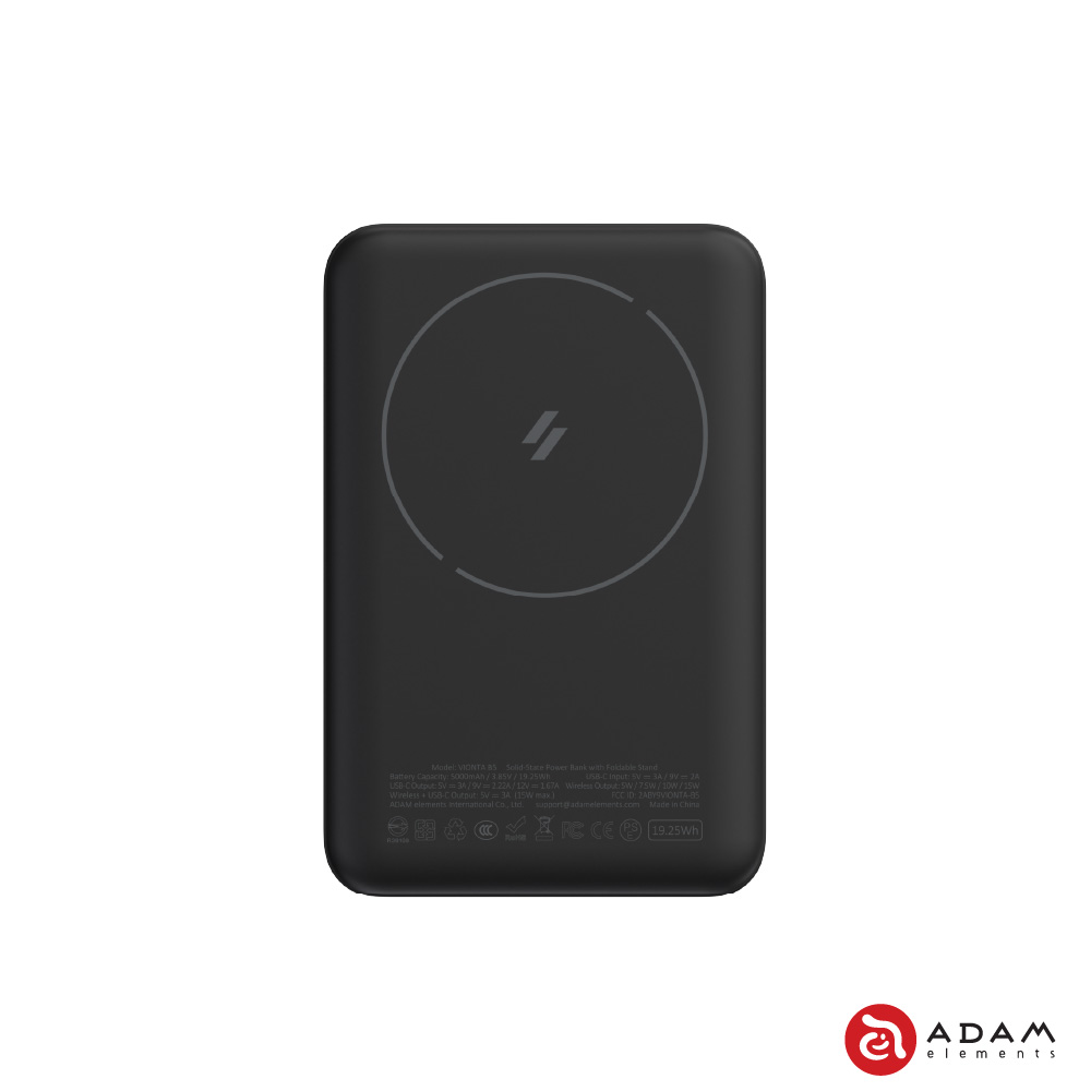 ADAM VIONTA B5 固態行動電源5000mAh-黑