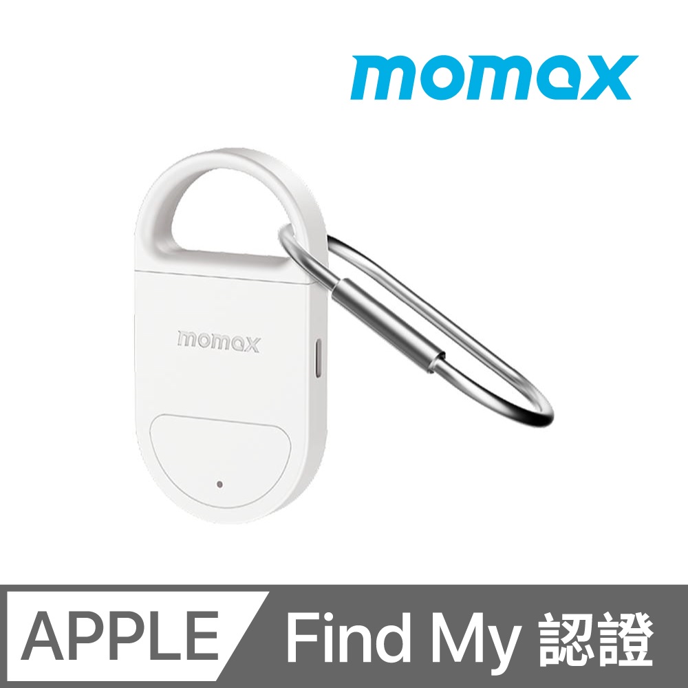Momax 防盜個人警報器Find My全球防丟器-白