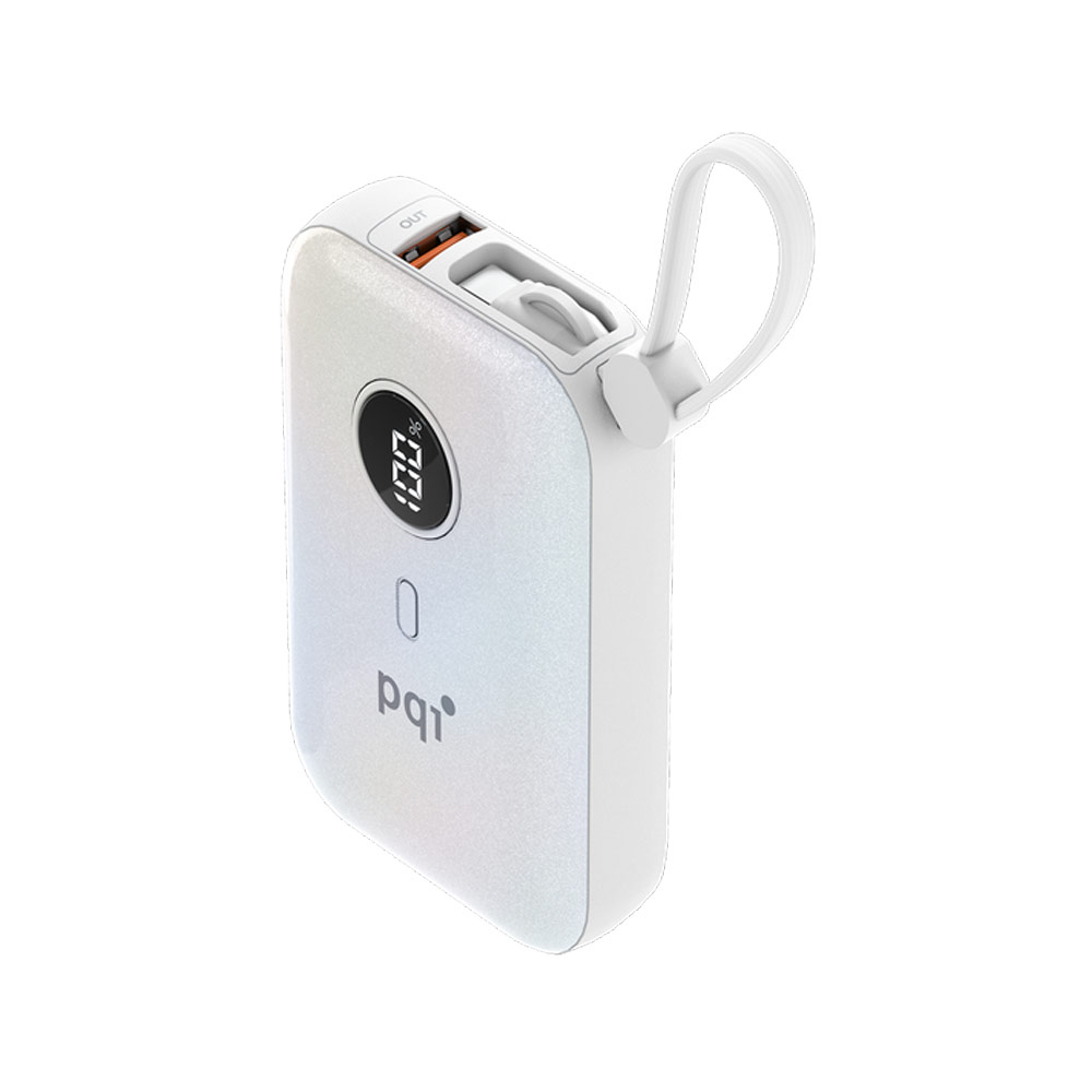 PQI PD快充帶線行動電源10000mAh