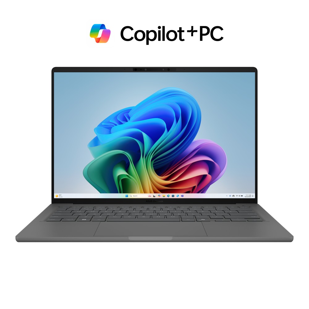 華碩 ASUS Zenbook OLED AI筆電 14" (Snapdragon X1-26-100/16G/1T/UMA/W11) 灰 - 細節圖 1