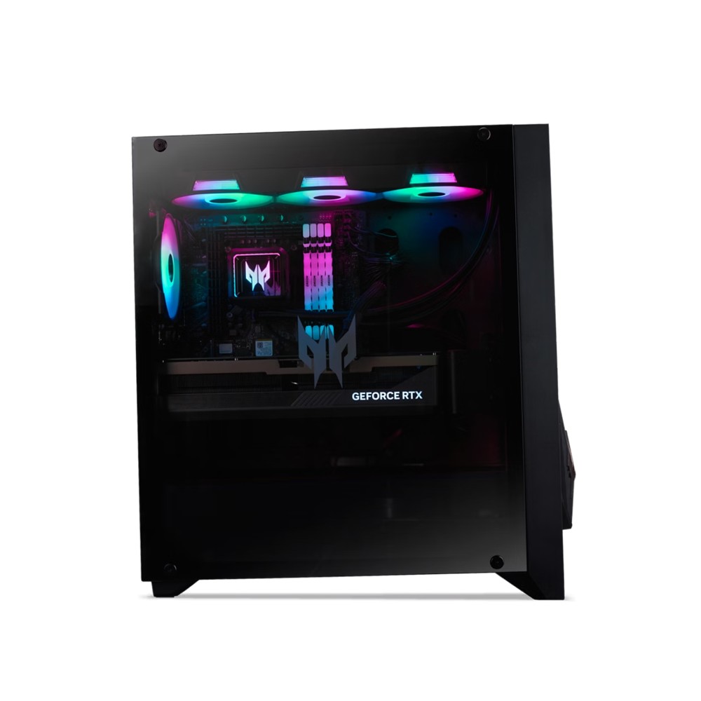 宏碁 Acer Predator Orion 7000 AI電競桌機/桌上型電腦 (Intel Core Ultra9-285K/32G DDR5*2/2T SSD+2T HDD/RTX5090-32G/W11 Pro/1200W) 黑 - 細節圖 3