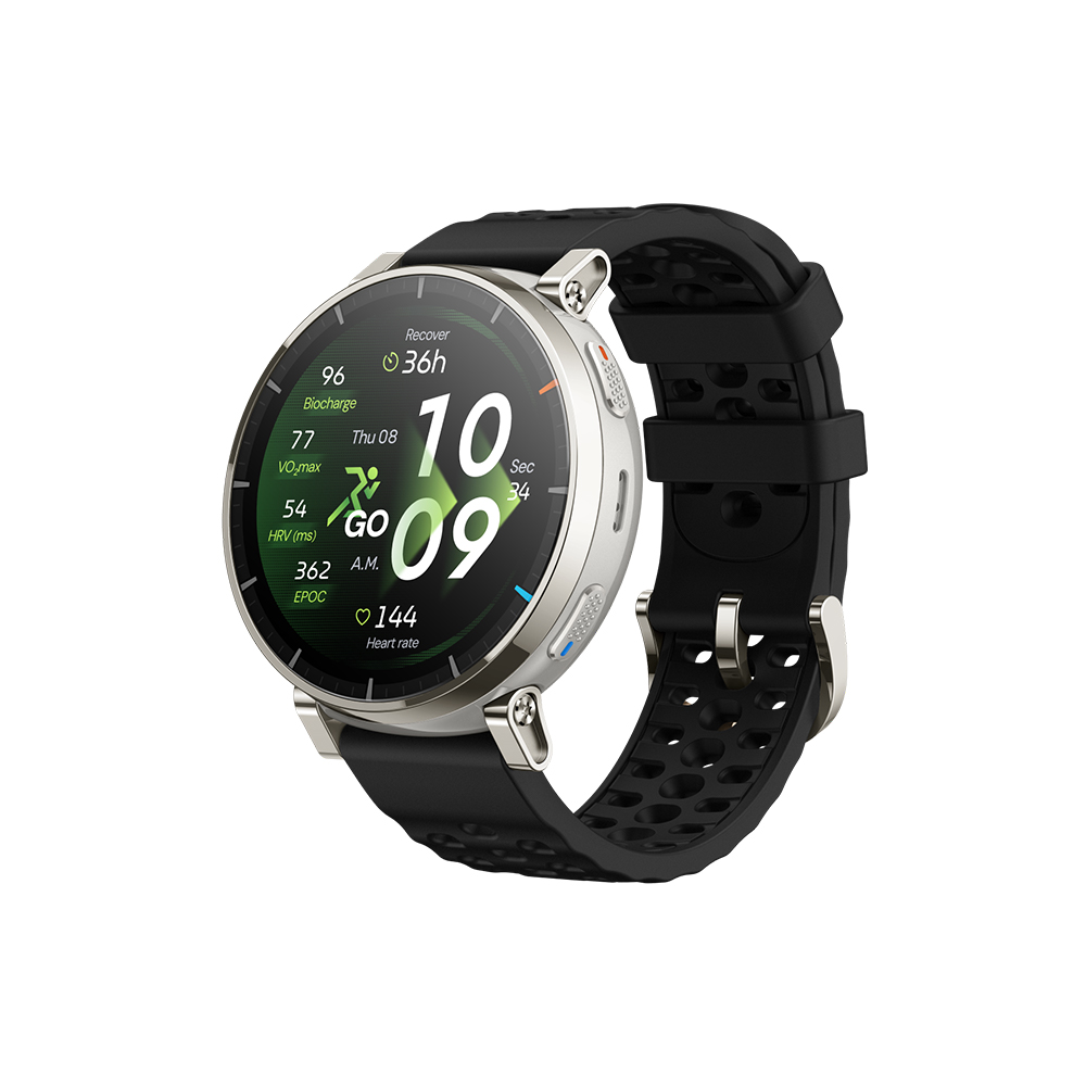 Amazfit Active 3 Premium 智慧手錶-香檳銀