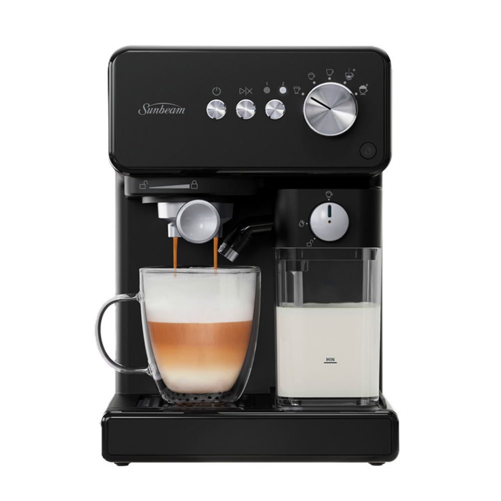【組合】SUNBEAM Prima Latte 絲絨奶泡咖啡機+金鑛精品咖啡豆x24包