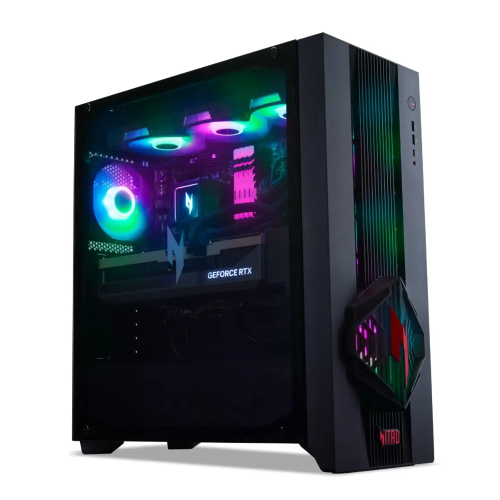 宏碁 Acer Nitro AI電競桌機 (R7-9800X3D/32G/1T/RTX5070-12G/W11/850W) - 細節圖 1