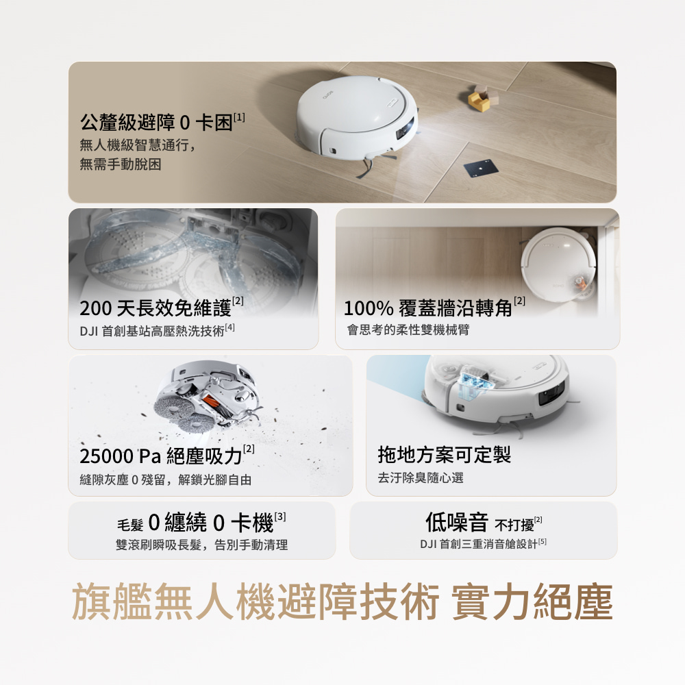 DJI ROMO S 掃拖機器人 - 細節圖 1