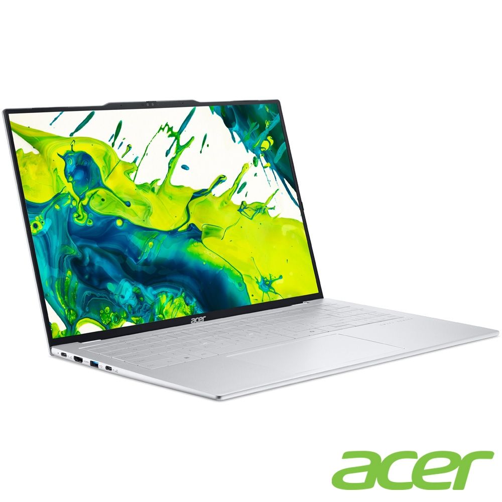 宏碁 ACER Swift Air AI筆電 16" (Ryzen AI 5 330/16G/1T/UMA/W11) 銀 - 細節圖 1