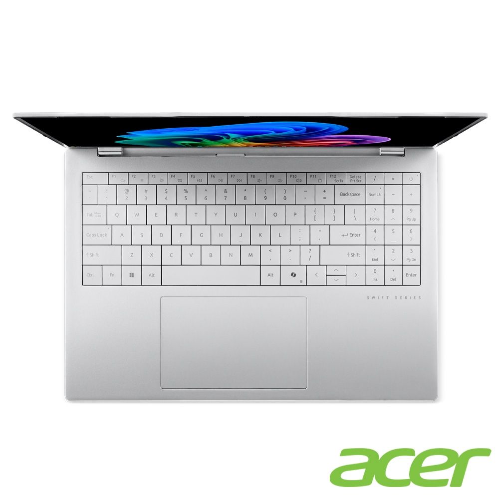 宏碁 ACER Swift Air AI筆電 16" (Ryzen AI 5 330/16G/1T/UMA/W11) 銀 - 細節圖 2